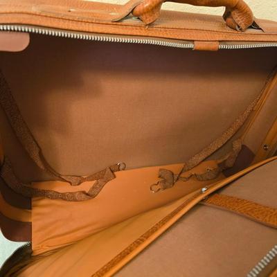 Vintage Samsonite Luggage set with floral print canvas overnight bag