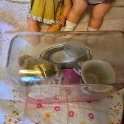 Vintage baby dolls - Baby go bye bye - Kerry doll - Tea Party Kiddle and more