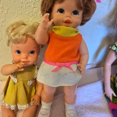 Vintage baby dolls - Baby go bye bye - Kerry doll - Tea Party Kiddle and more