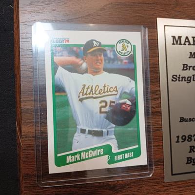 2 MARK MCGWIRE MAKES HISTORY PLAQUES