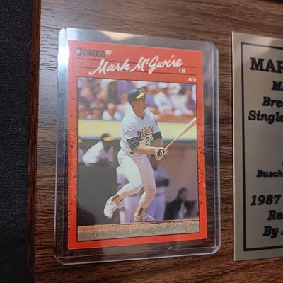 2 MARK MCGWIRE MAKES HISTORY PLAQUES