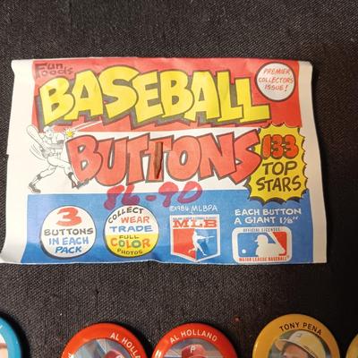 BASEBALL BUTTONS (3)