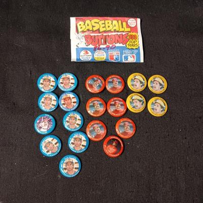BASEBALL BUTTONS (3)