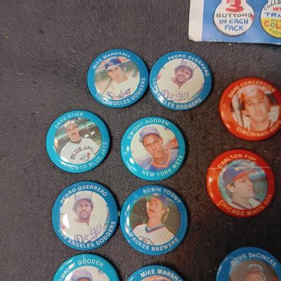 BASEBALL BUTTONS (4)