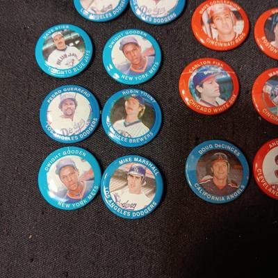 BASEBALL BUTTONS (4)