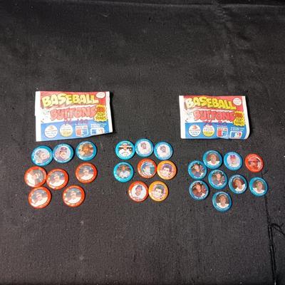 BASEBALL BUTTONS (5)