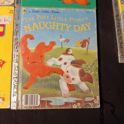 LITTLE GOLDEN BOOKS IN FAIR TO GOOD CONDITION