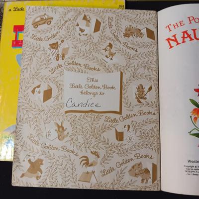 LITTLE GOLDEN BOOKS IN FAIR TO GOOD CONDITION