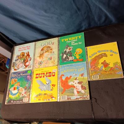 LITTLE GOLDEN BOOKS IN FAIR TO GOOD CONDITION