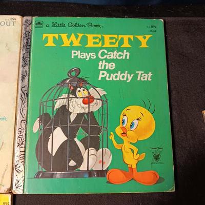 LITTLE GOLDEN BOOKS IN FAIR TO GOOD CONDITION