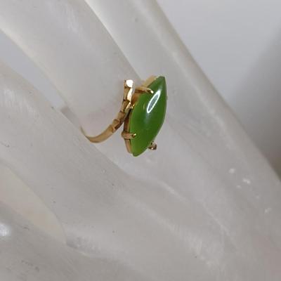 14 Karat Yellow Gold and Stone Ring- Approx Size 5 1/2 and Total Weight 2.2 Grams (#57)