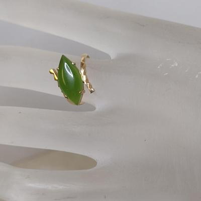 14 Karat Yellow Gold and Stone Ring- Approx Size 5 1/2 and Total Weight 2.2 Grams (#57)