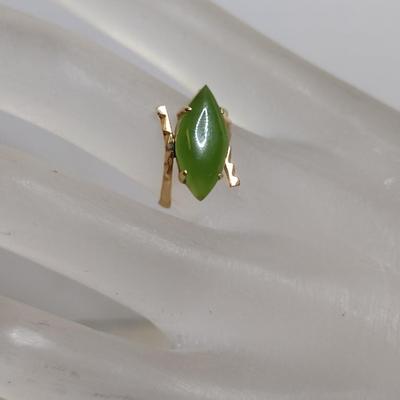 14 Karat Yellow Gold and Stone Ring- Approx Size 5 1/2 and Total Weight 2.2 Grams (#57)