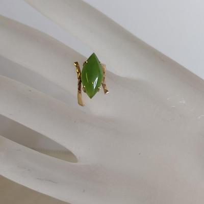 14 Karat Yellow Gold and Stone Ring- Approx Size 5 1/2 and Total Weight 2.2 Grams (#57)