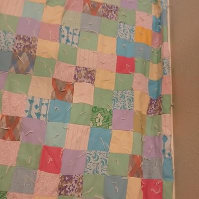 Nice handmade patchwork quilt