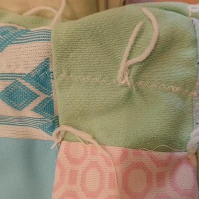 Nice handmade patchwork quilt