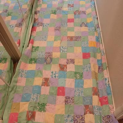 Nice handmade patchwork quilt