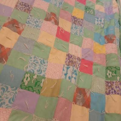 Nice handmade patchwork quilt