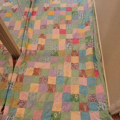 Nice handmade patchwork quilt
