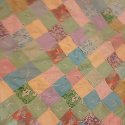 Nice handmade patchwork quilt