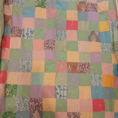 Nice handmade patchwork quilt