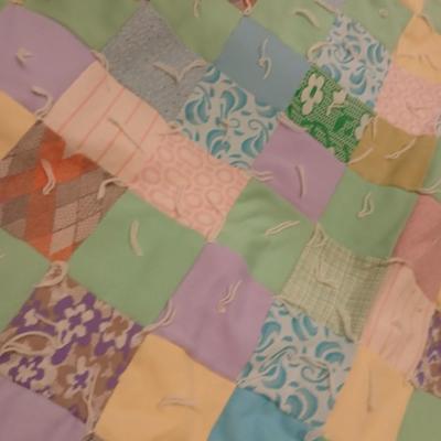Nice handmade patchwork quilt