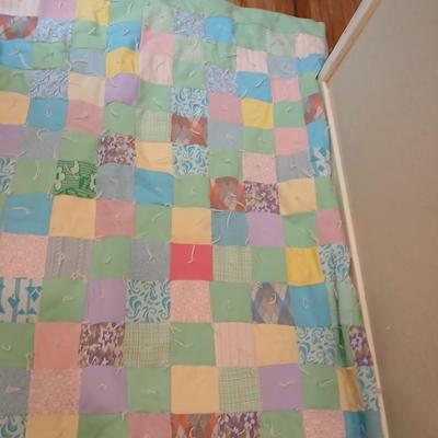 Nice handmade patchwork quilt