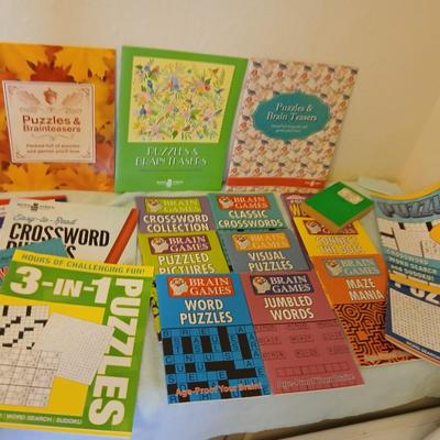 Crosswords, Puzzles, and Brain teasers - Great wintertime fun!