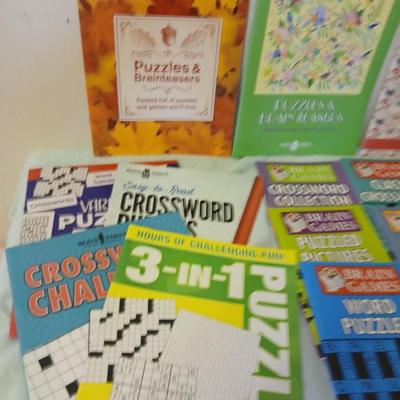 Crosswords, Puzzles, and Brain teasers - Great wintertime fun!
