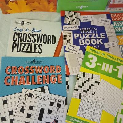 Crosswords, Puzzles, and Brain teasers - Great wintertime fun!