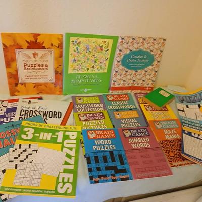 Crosswords, Puzzles, and Brain teasers - Great wintertime fun!
