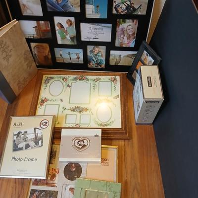 Multi-picture photo frames - these mostly all hold multiple photos in one frame