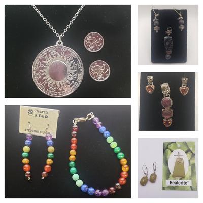 Jewelry Sets: Sarda 925, Chakra, Capricorn, Healerite, & More (ST-KD)