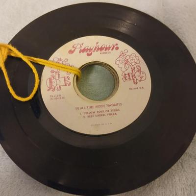 Grandkid's toybox - includes 1969 Mattel baby go bye bye bumpity car records, dolls, bubbles, and a great selection of new and...