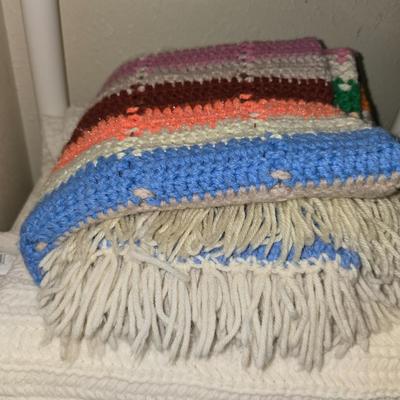 Five nice handmade afghans