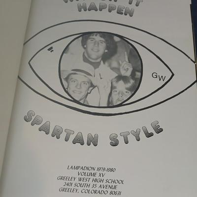 Colorado yearbooks -1980 Greeley West High school - 1979 Silent sunrise - 1981 Retrospect