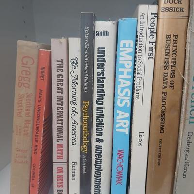 Old high school and college textbooks
