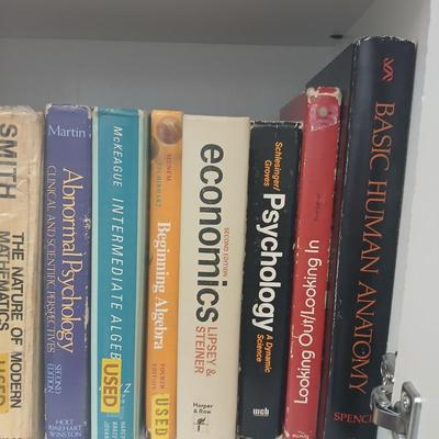 Old high school and college textbooks