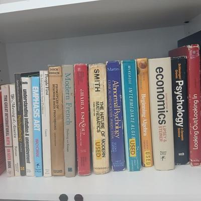 Old high school and college textbooks