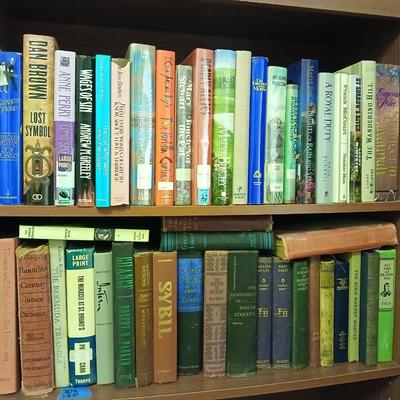 Hardback books and a variety of older books