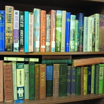 Hardback books and a variety of older books