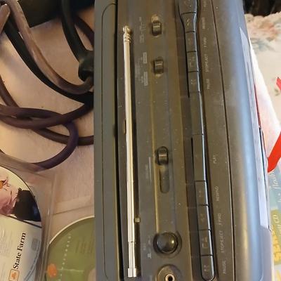 Exercising equipment with a RCA am/fm/ cassette deck radio - Get your groove on while you exercise!
