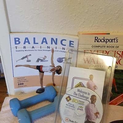 Exercising equipment with a RCA am/fm/ cassette deck radio - Get your groove on while you exercise!