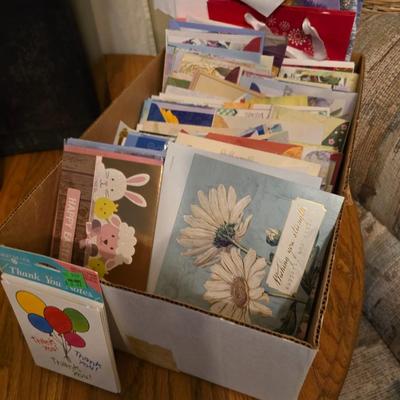 Paper shredder - big button phone and a variety of every holiday greeting cards to last a lifetime!