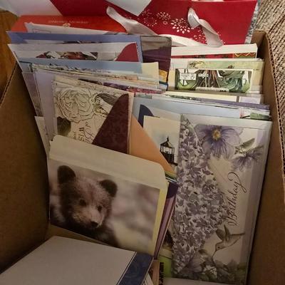 Paper shredder - big button phone and a variety of every holiday greeting cards to last a lifetime!