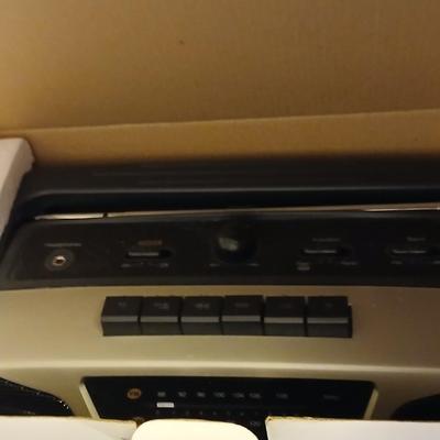 Brand new old stock Centurion portable AM/FM Stereo Cassette recorder with bass boost system C839G