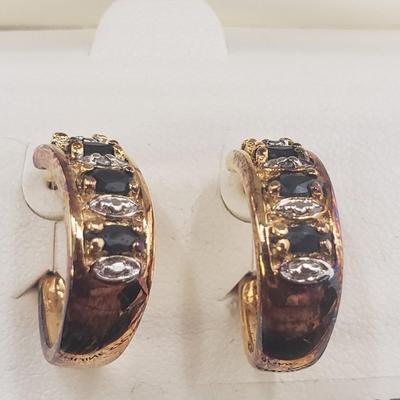 Sterling and Gem Necklaces and Earrings (ST-KD)