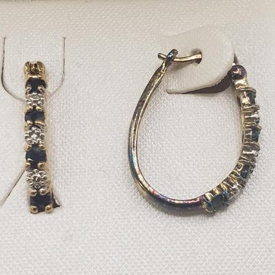 Sterling and Gem Necklaces and Earrings (ST-KD)