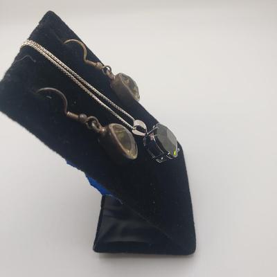 Sterling Jewelry - Green Stone Set & Pink Heart Set (ST-KD)