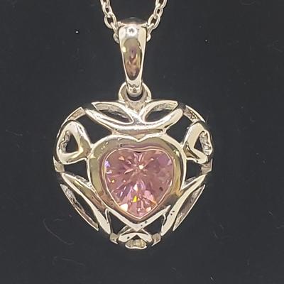 Sterling Jewelry - Green Stone Set & Pink Heart Set (ST-KD)